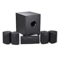 Monoprice 5.1 Channel Home Theater Satellite Speakers & Subwoofer_ Black 8247